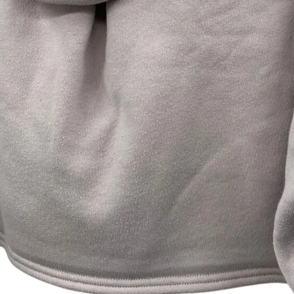 alo yoga light lavender cropped zip hoodie